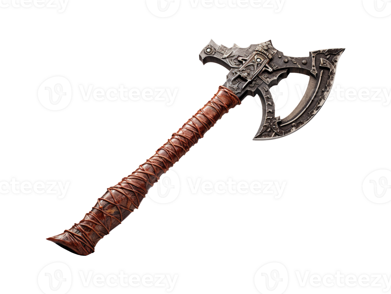 old axe isolated png