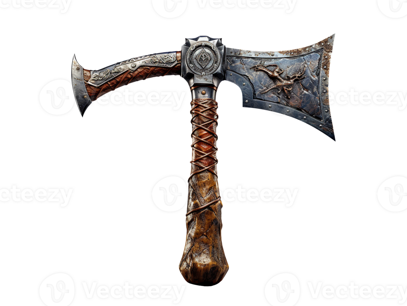 old axe isolated png