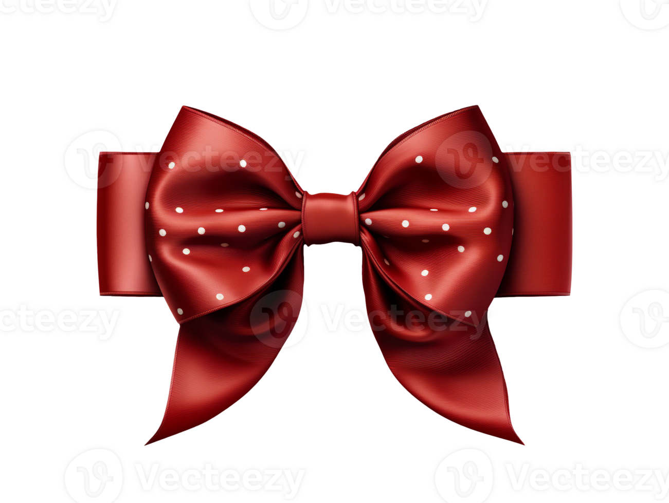 red ribbon bow isolated png