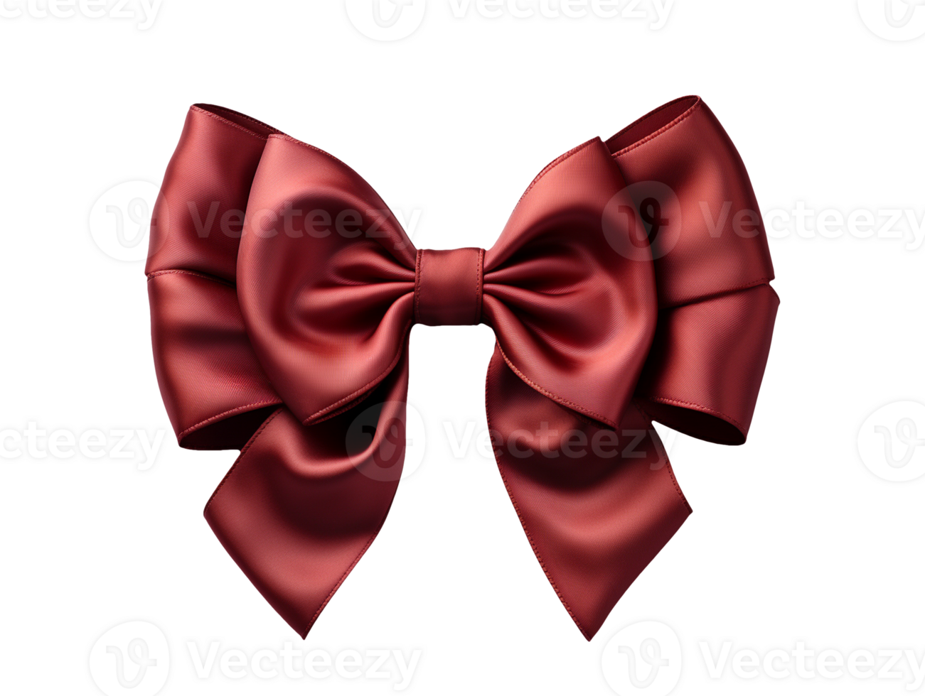 red ribbon bow isolated png