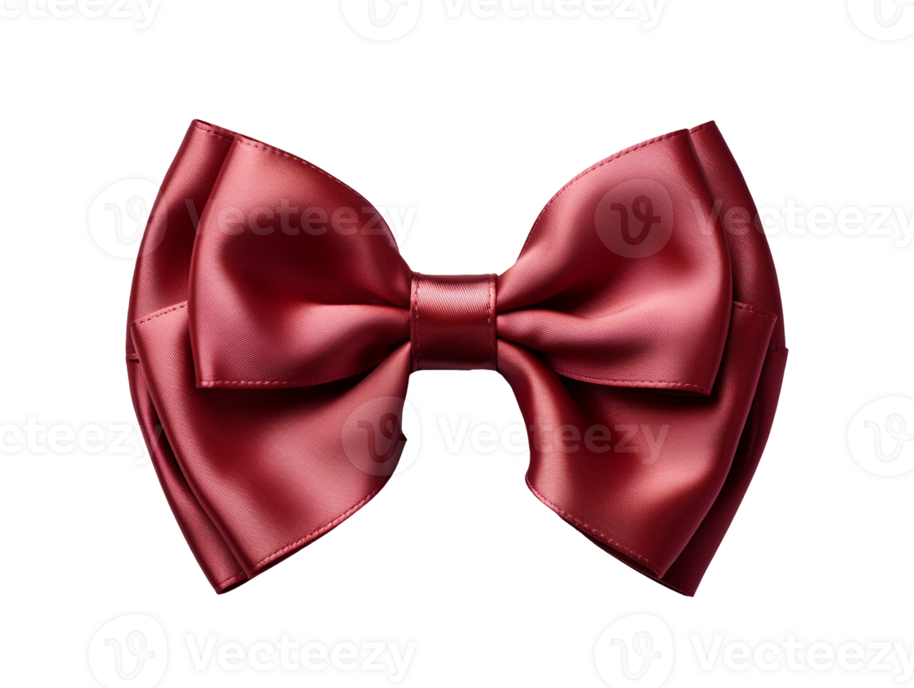 red ribbon bow isolated png