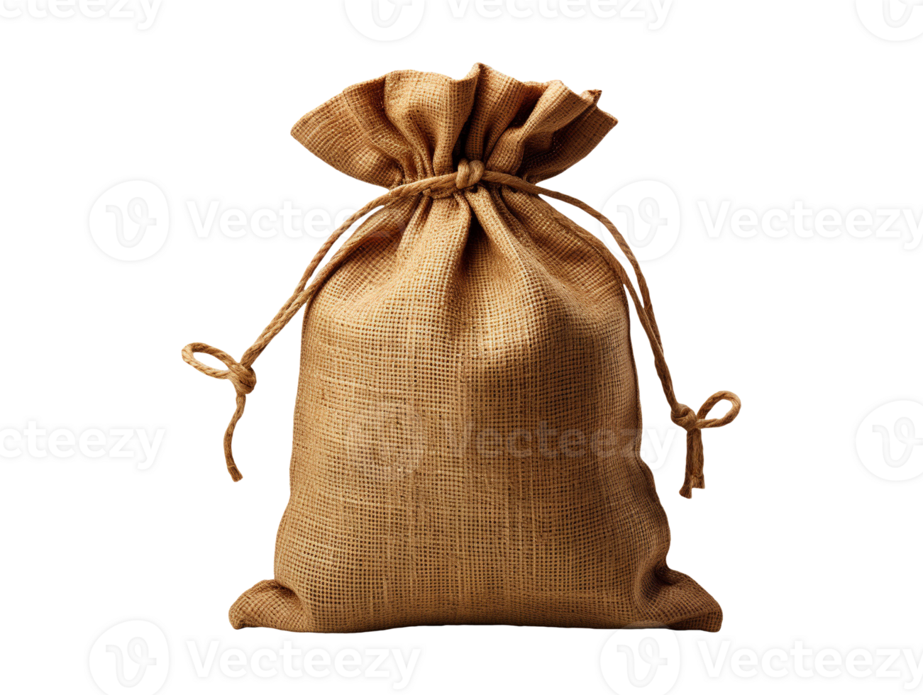linen pouch bag isolated png
