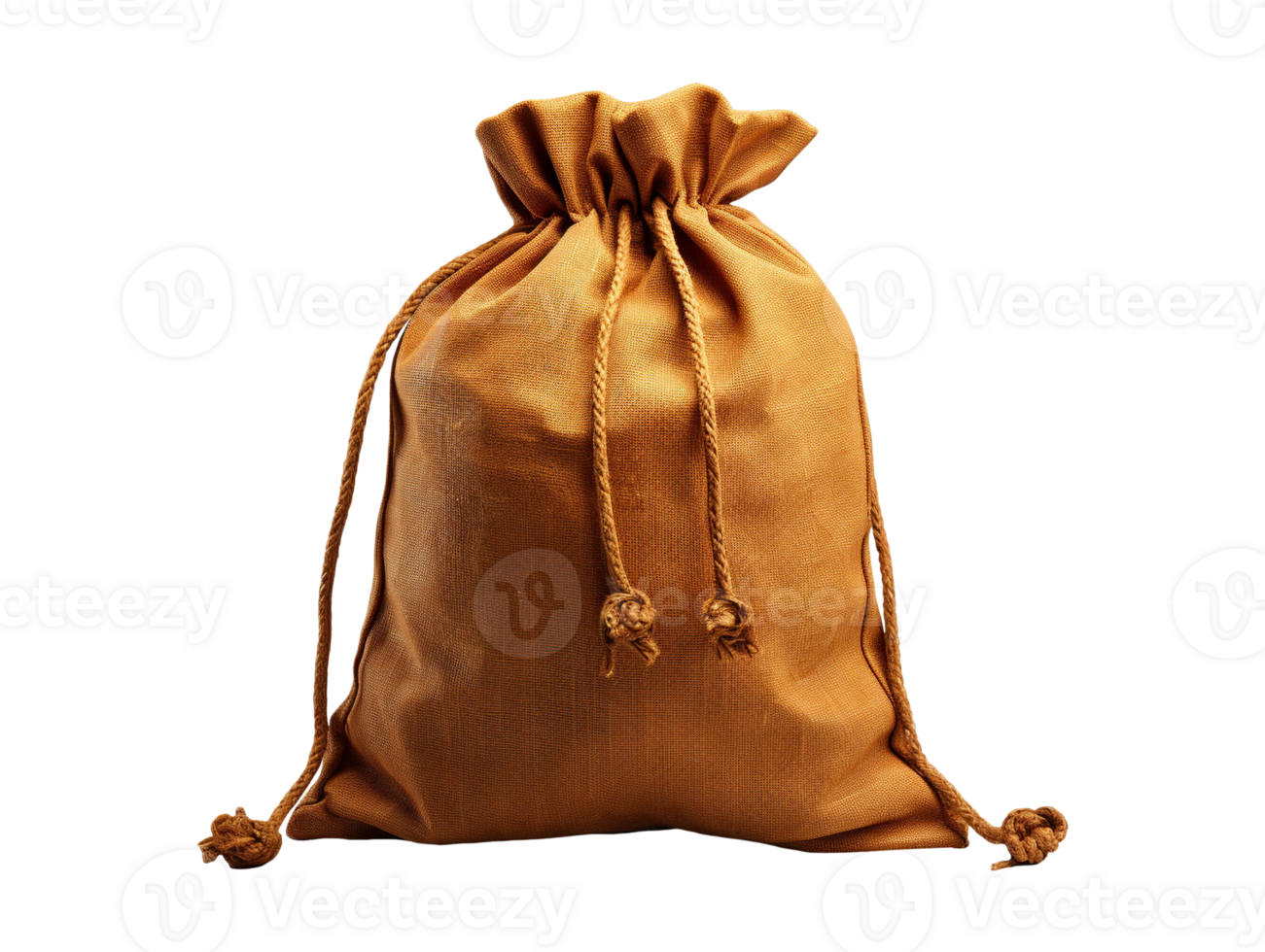 linen pouch bag isolated png