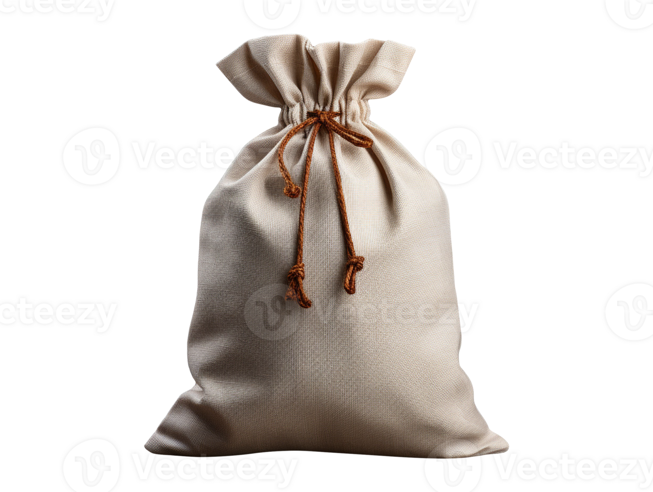 linen pouch bag isolated png