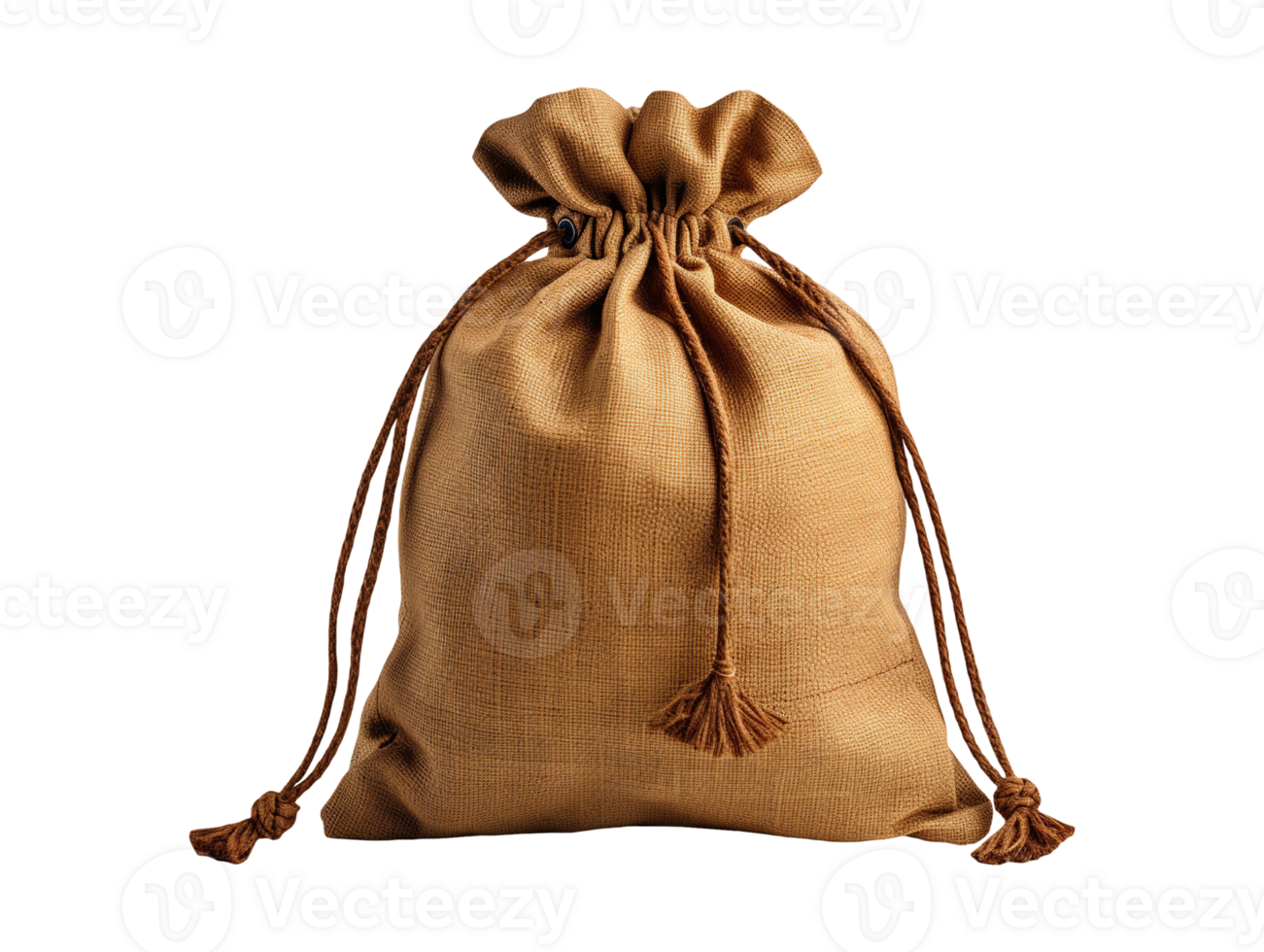 linen pouch bag isolated png