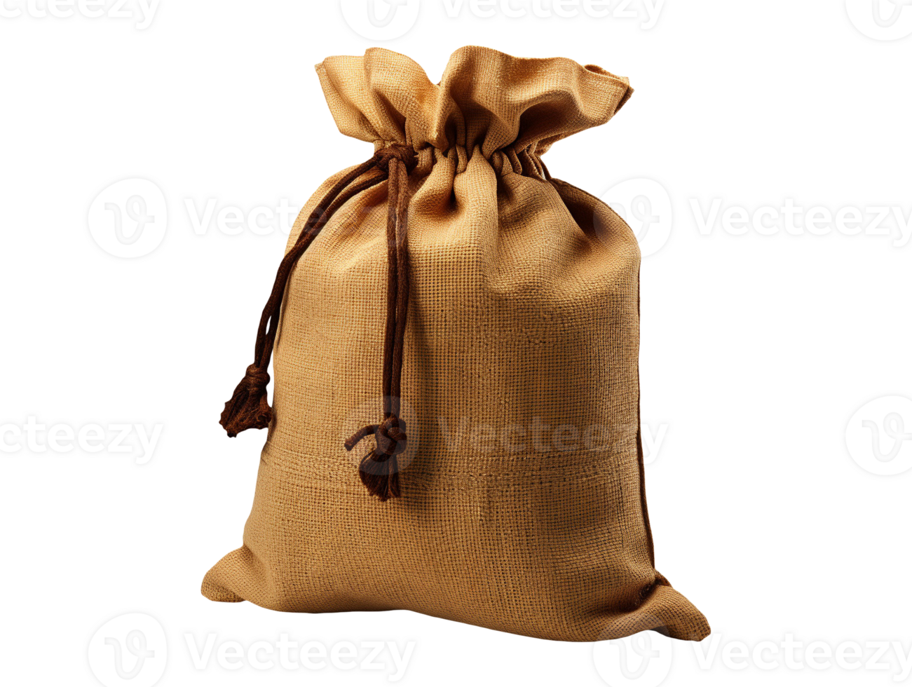 linen pouch bag isolated png