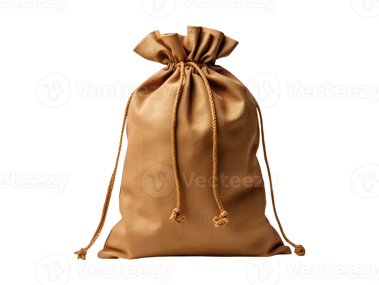 linen pouch bag isolated png