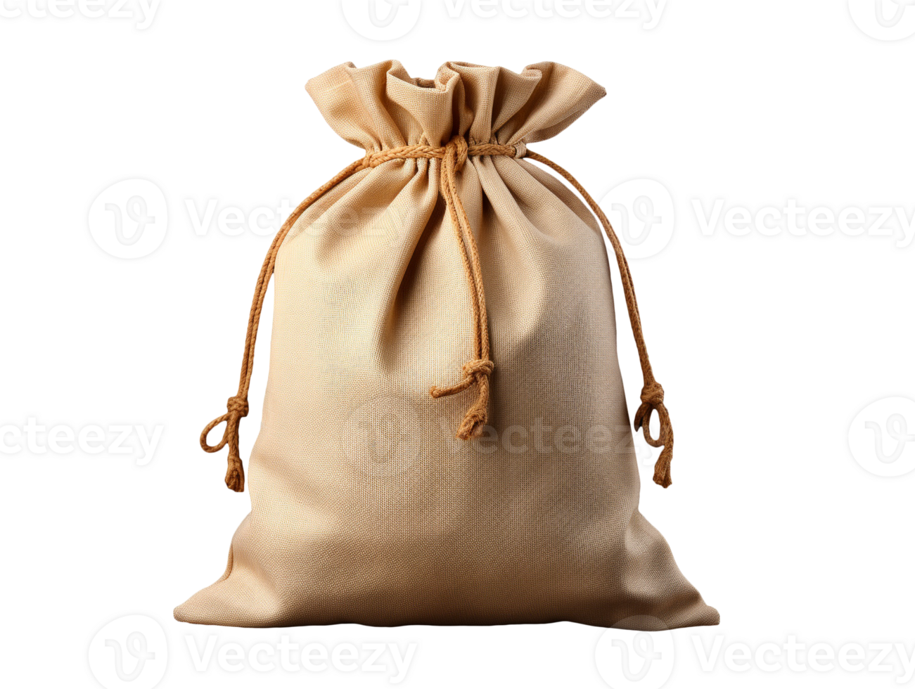 linen pouch bag isolated png