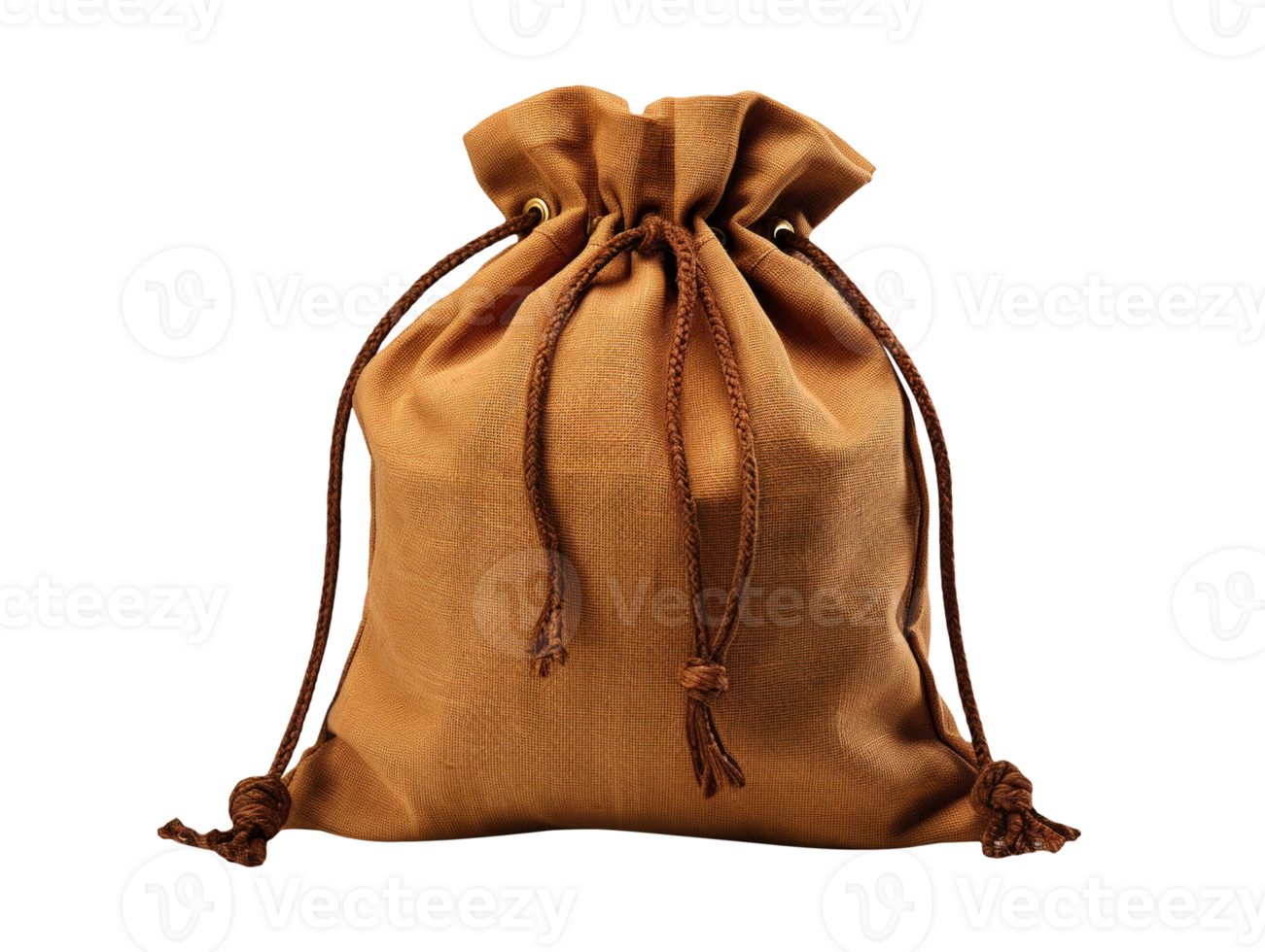 linen pouch bag isolated png