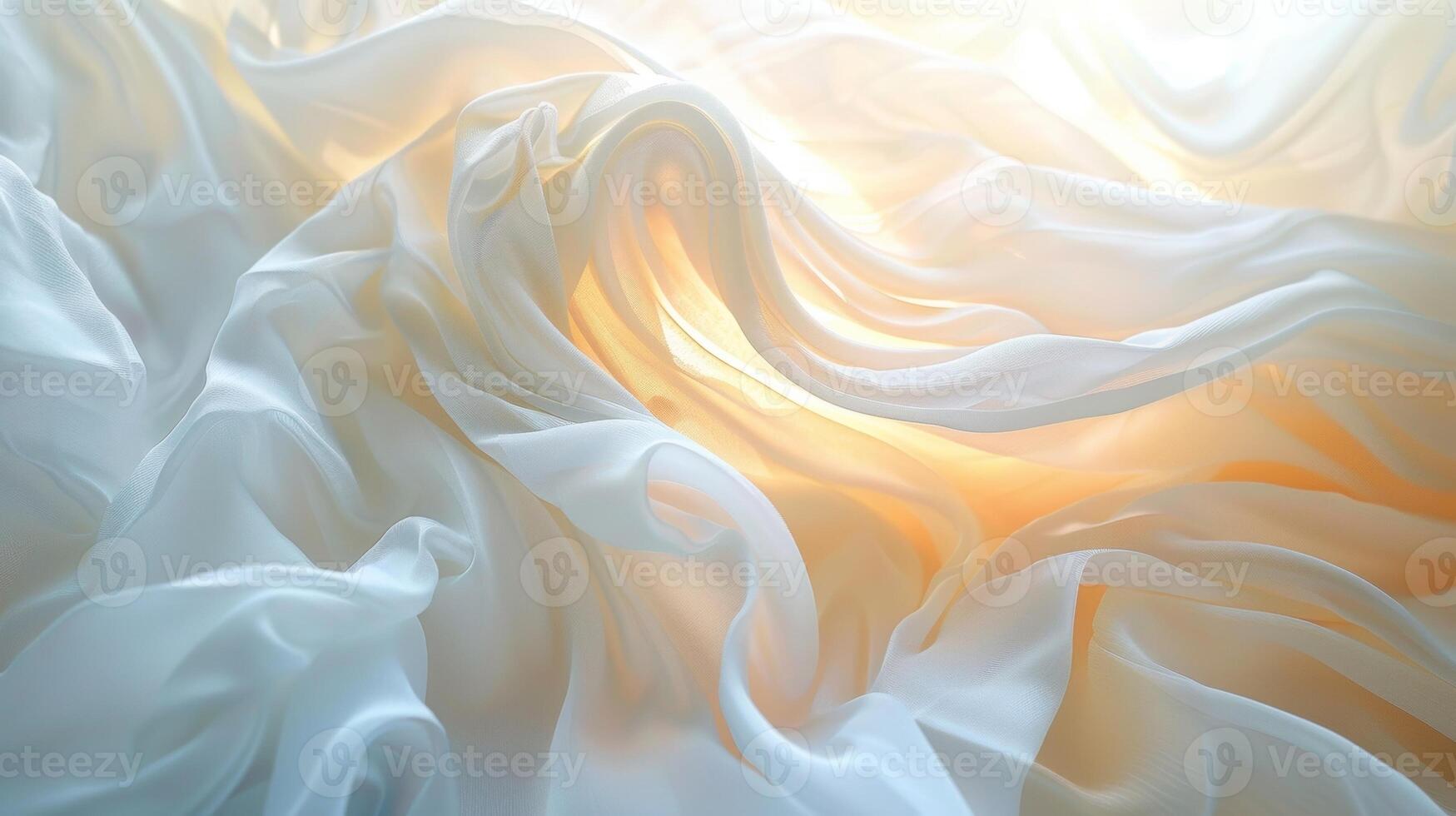 Soft pastelcolored cotton fabric rippling and fluttering in a wind tunnel photo