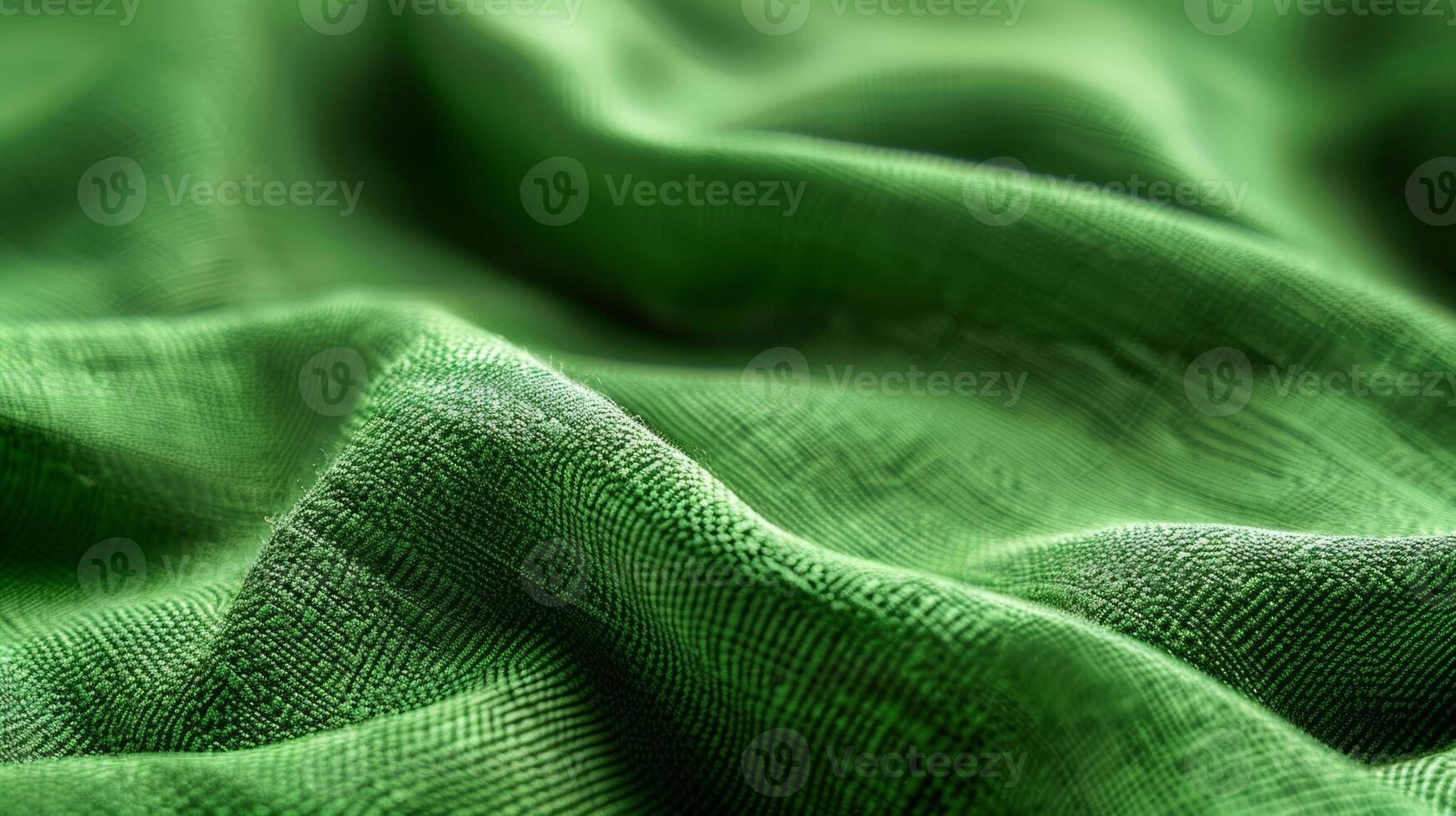 A simple yet striking banner in solid green representing the teams unity on the field photo