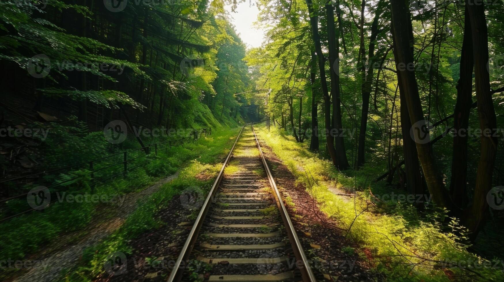 The journey through the forest is a symphony of sights sounds and smells that stimulate the senses photo