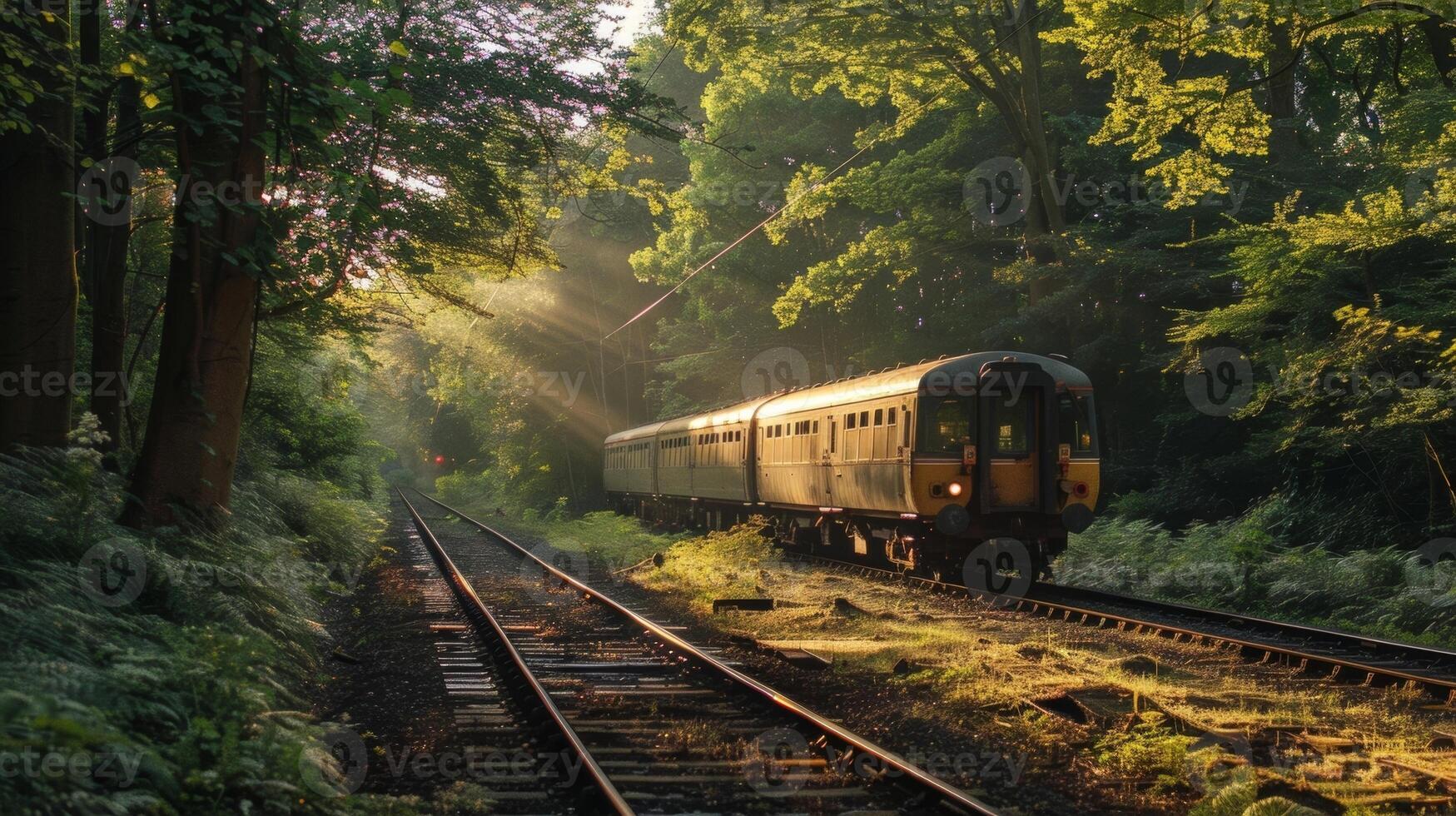 As the train exits the forest leaving behind its peacefulness the memories of the journey linger on photo