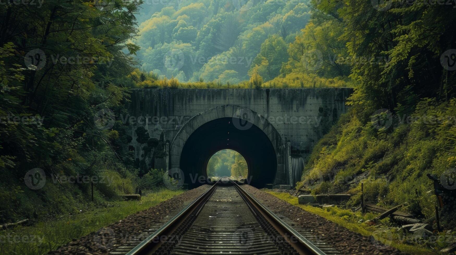 A tunnel looms ahead signifying a pivotal moment in the journey of the characters from a revered memoir photo