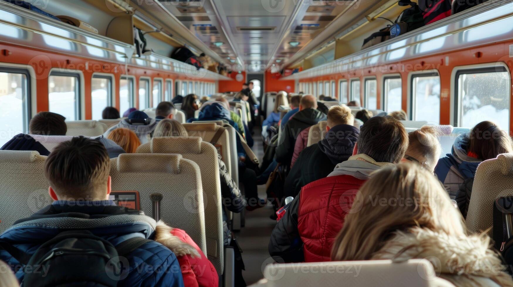 The excitement and anticipation in the train grew as we got closer and closer to the start of our crossborder journey photo