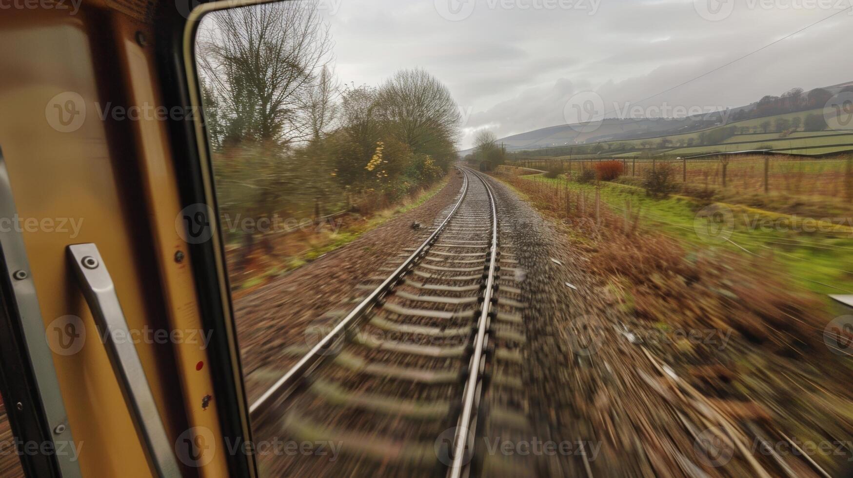 Being fully present in the moment taking in the sights smells and sounds of the journey photo