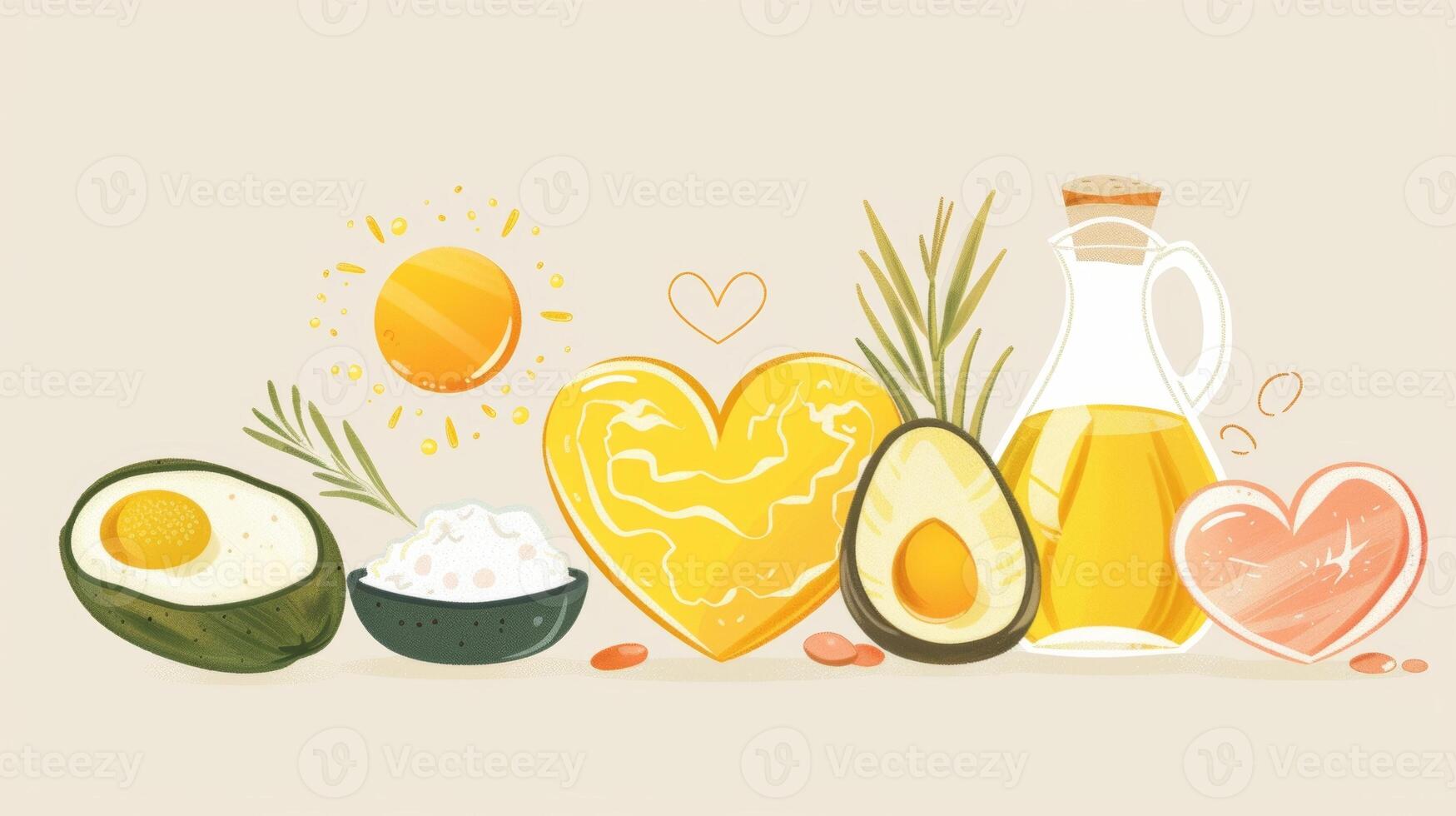 A diagram explaining how high oleic acids help improve cardiovascular health by reducing cholesterol levels photo