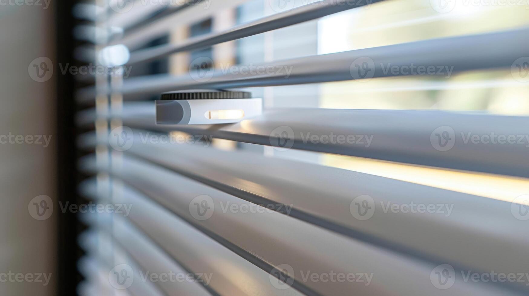 A magnified view of the sensors that detect changes in light and adjust the blinds accordingly providing optimal natural lighting throughout the day photo