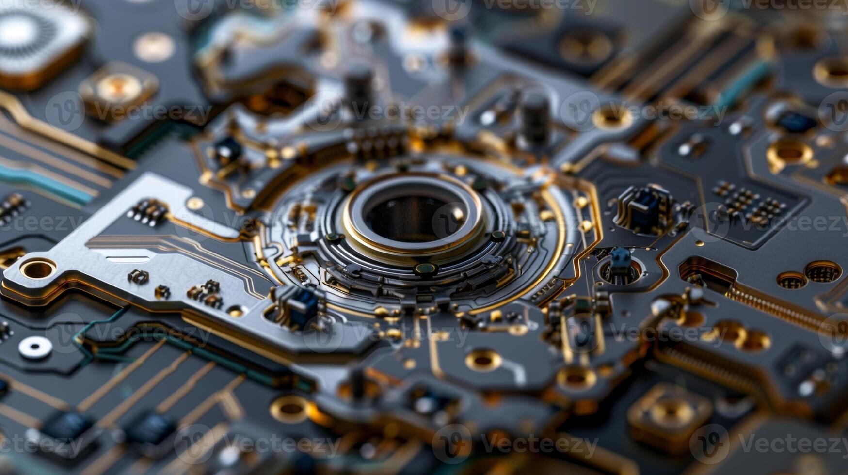 An image of the underside of a smart weight scale revealing the intricate circuitry and wiring that powers its advanced functions photo