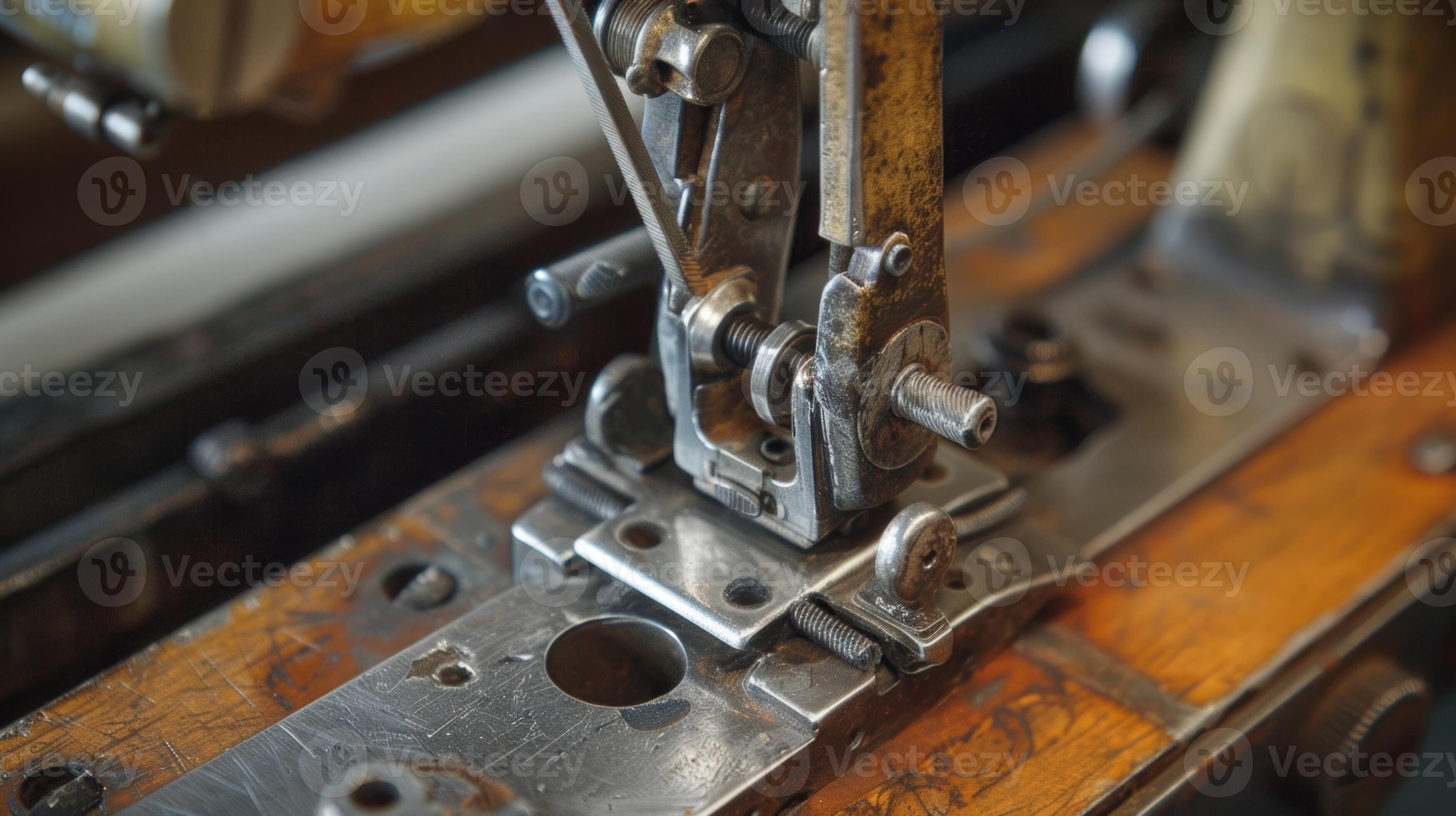 The rotary hook mechanism of a highend sewing machine responsible for