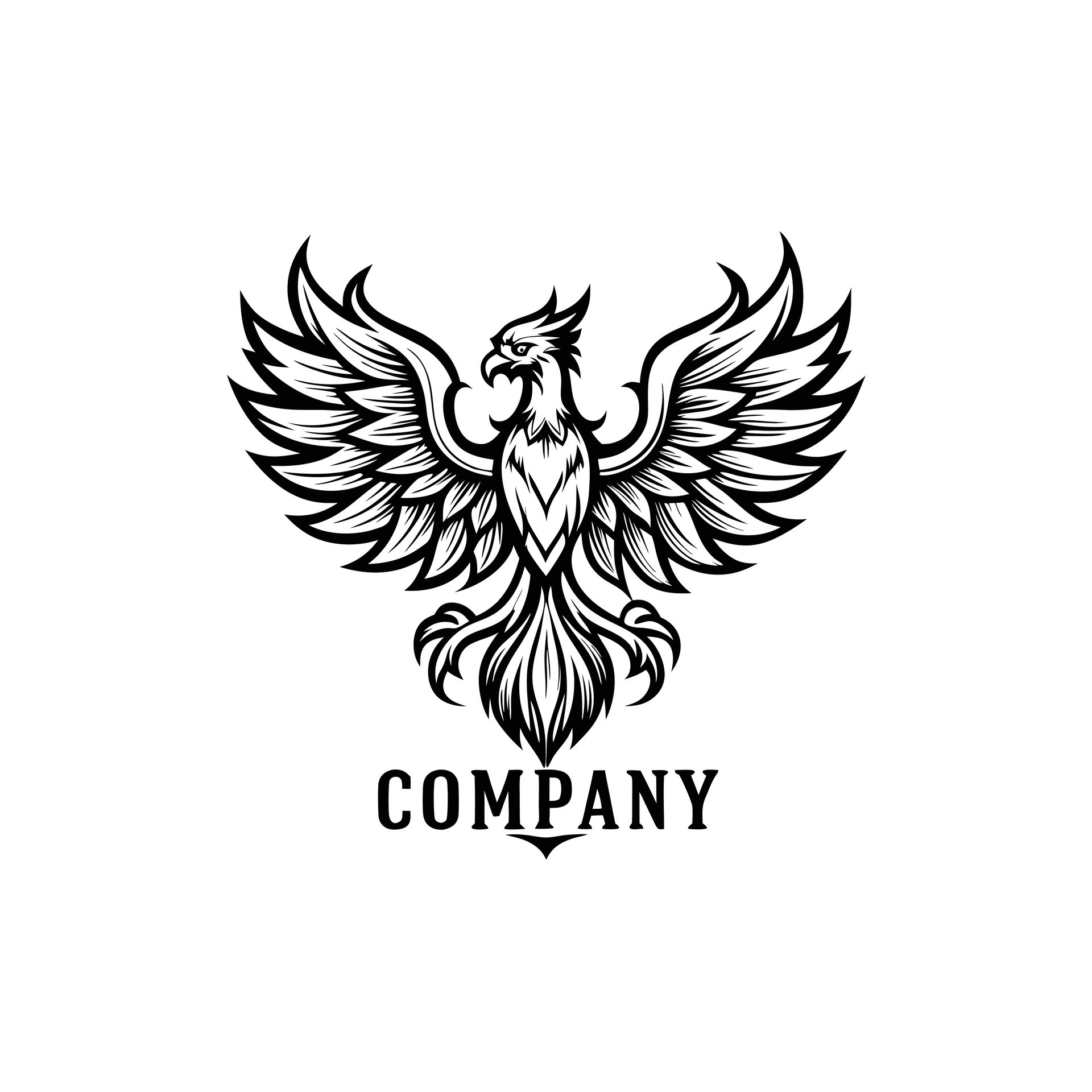 Phoenix logo template 47256597 Vector Art at Vecteezy