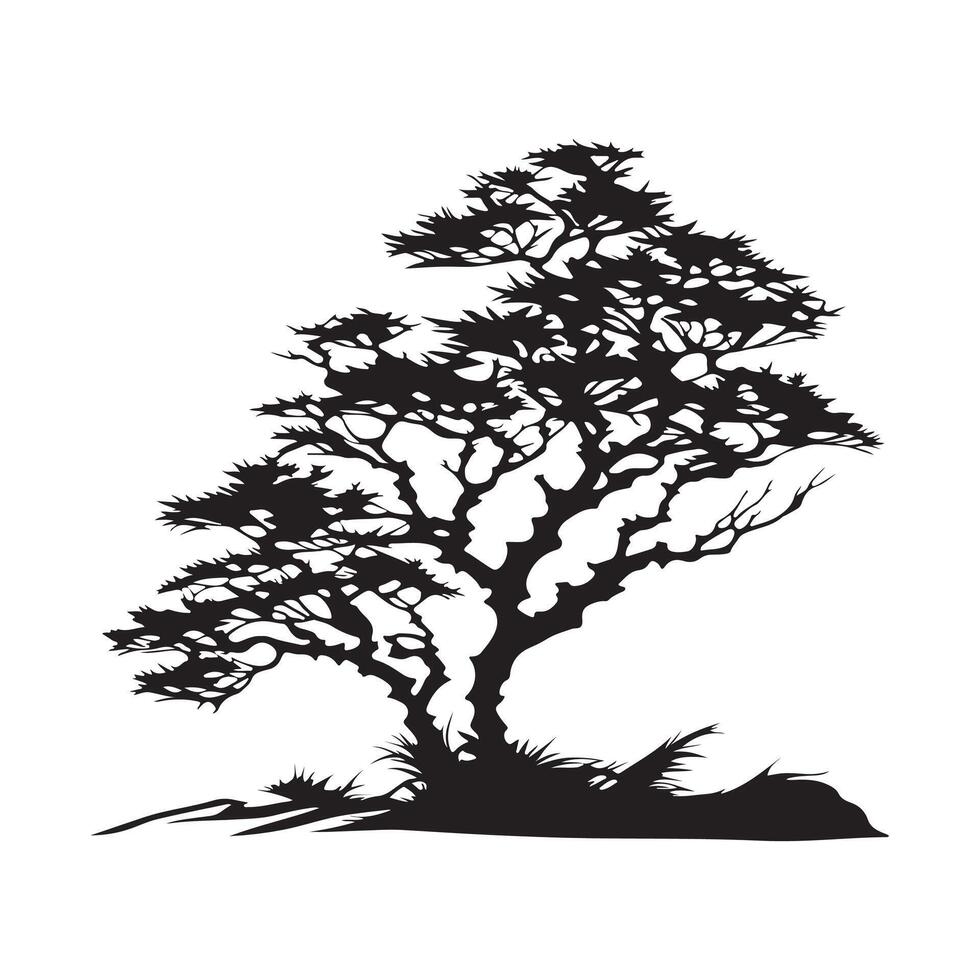 tree Silhouette illustration vector