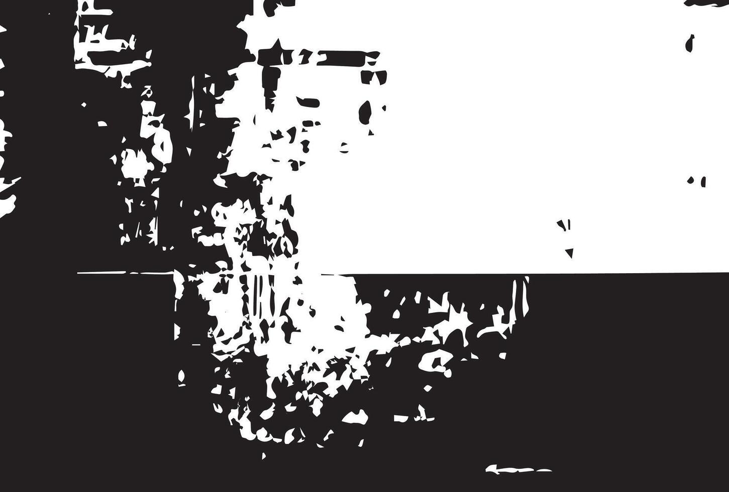 grunge texture of wall fragment with scratches and cracks vector