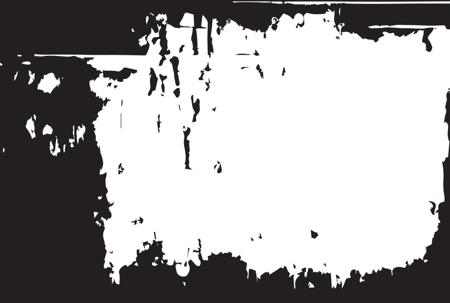 grunge texture of wall fragment with scratches and cracks vector
