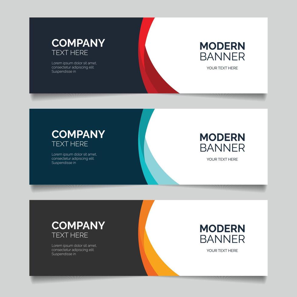 abstract banner Modern for needs cards and banners vector