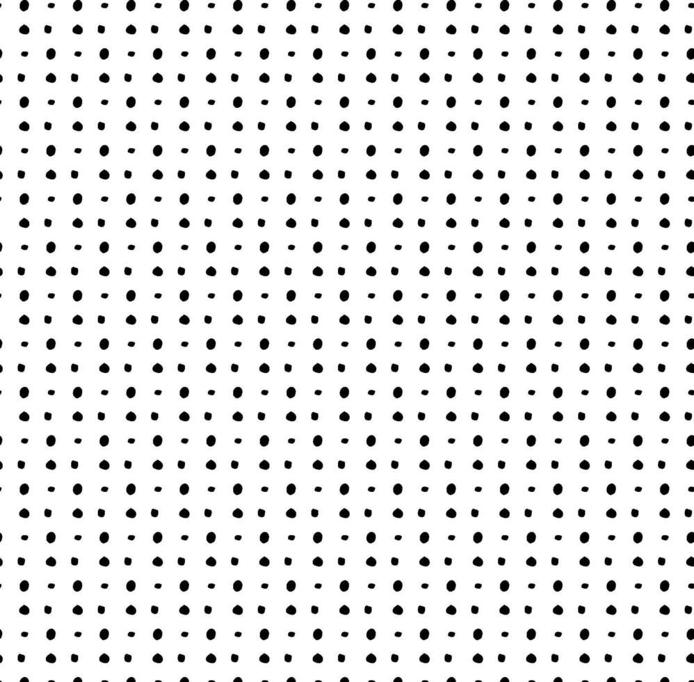 Doodle style texture in the form of a pattern of black dots on a white background vector