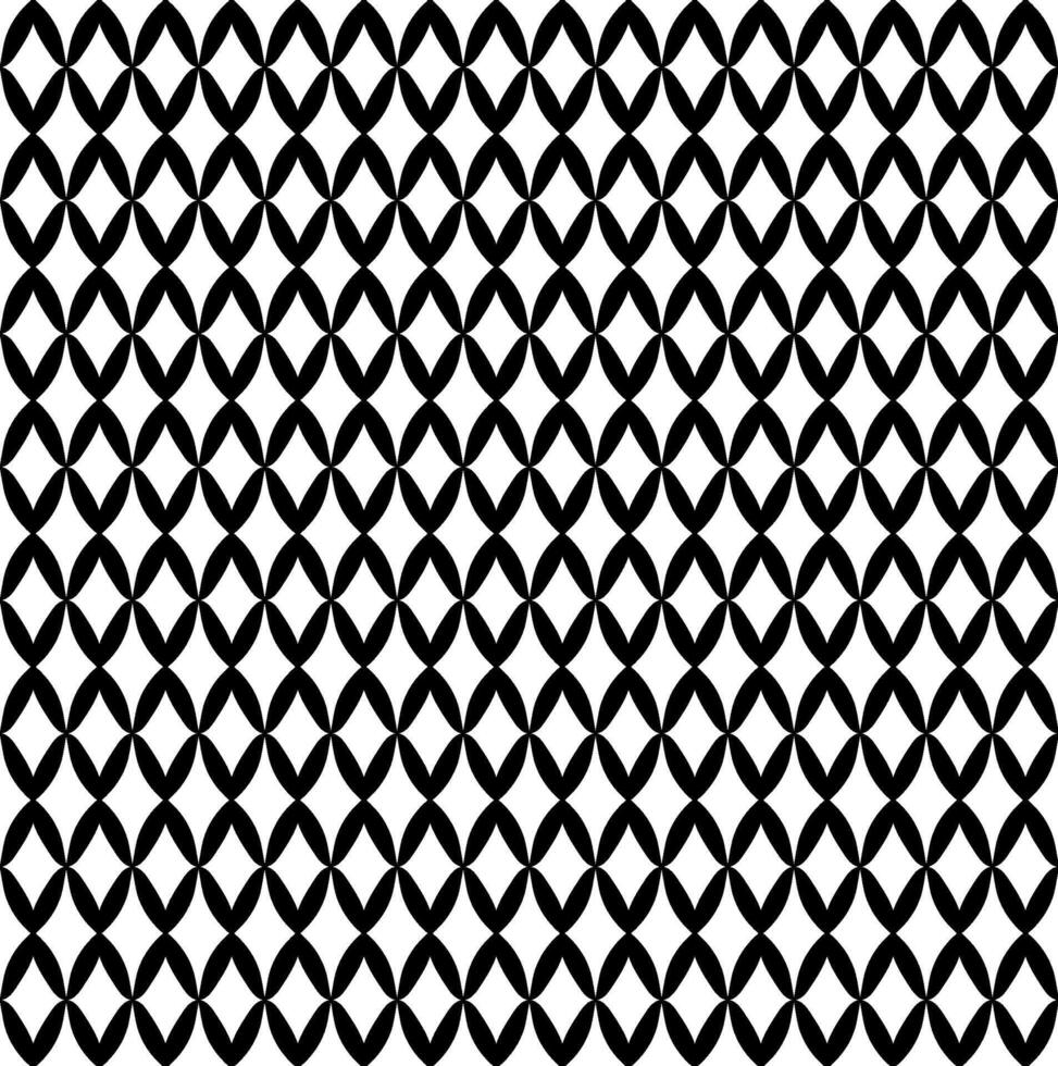 Seamless abstract geometric pattern in the form of a black lattice on a white background vector