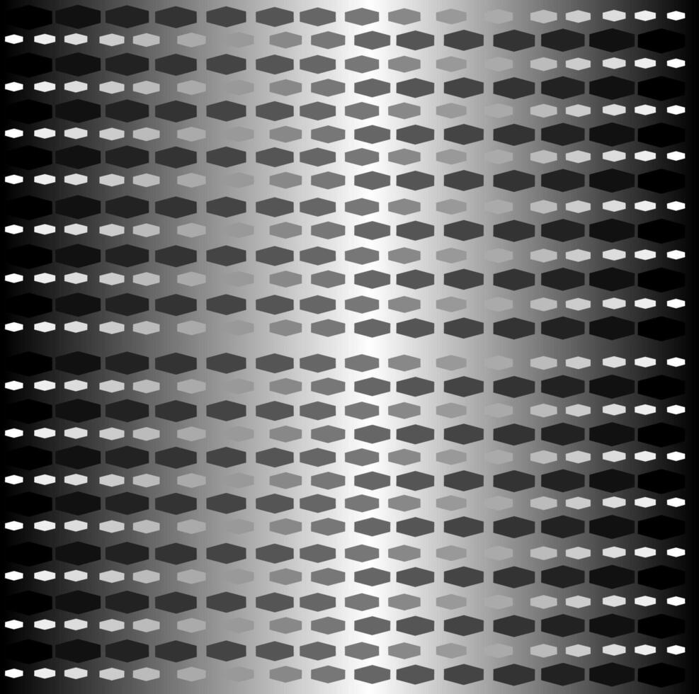 Abstract monochrome pattern in the form of oval spots and dashes on a gray background vector