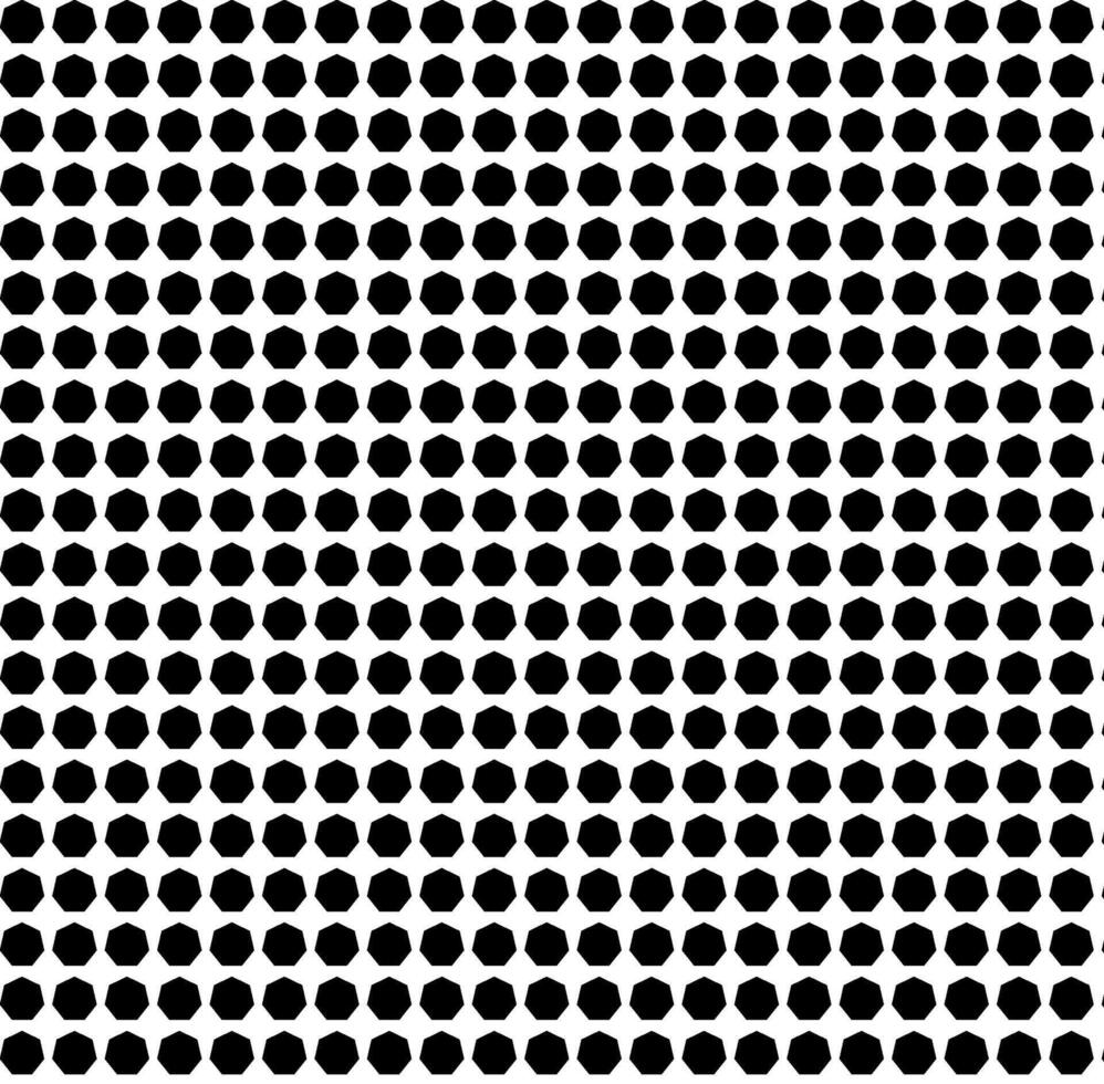 Seamless texture in the form of a geometric pattern of black polygons on a white background vector