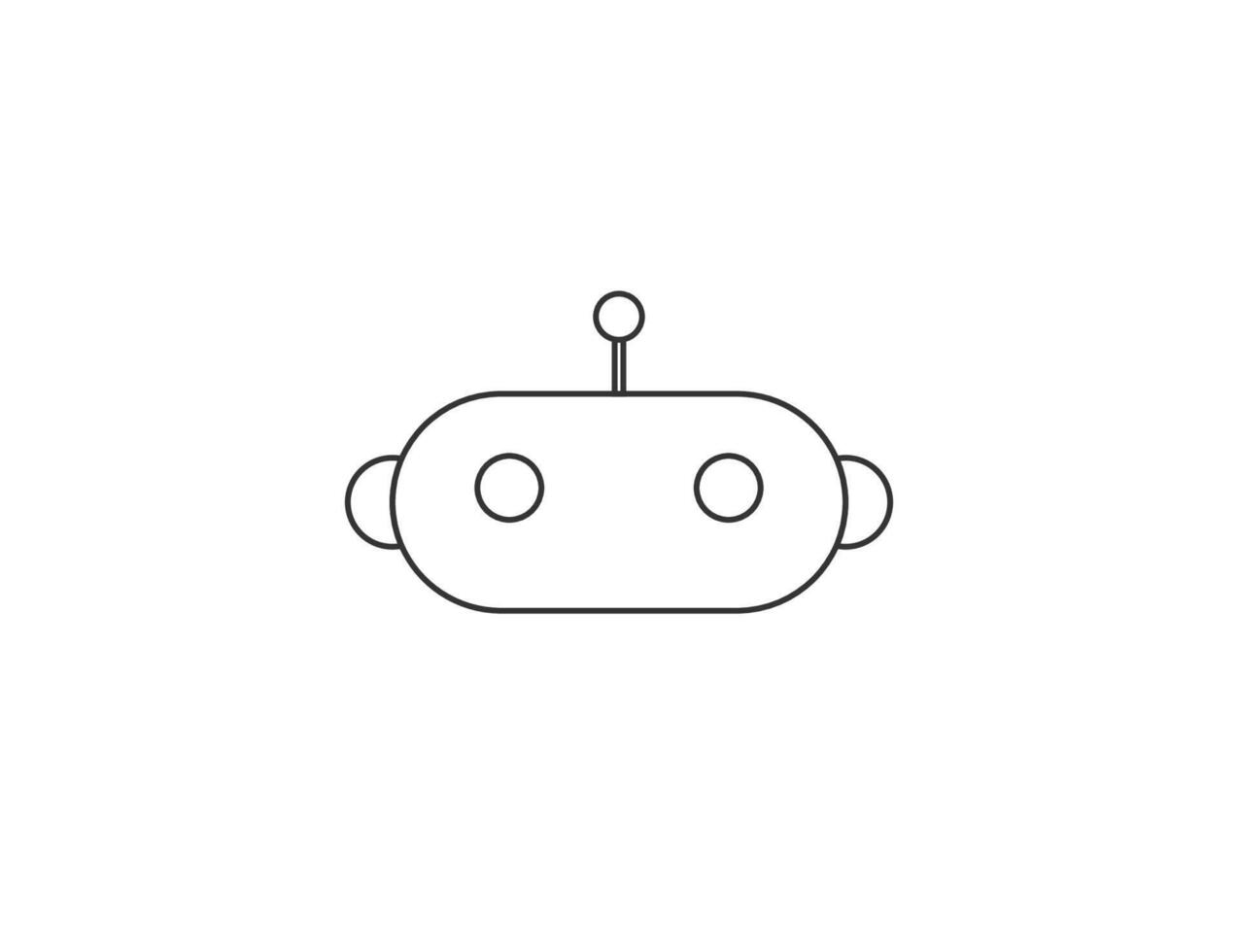 Chatbot, robot, app icon. illustration. vector