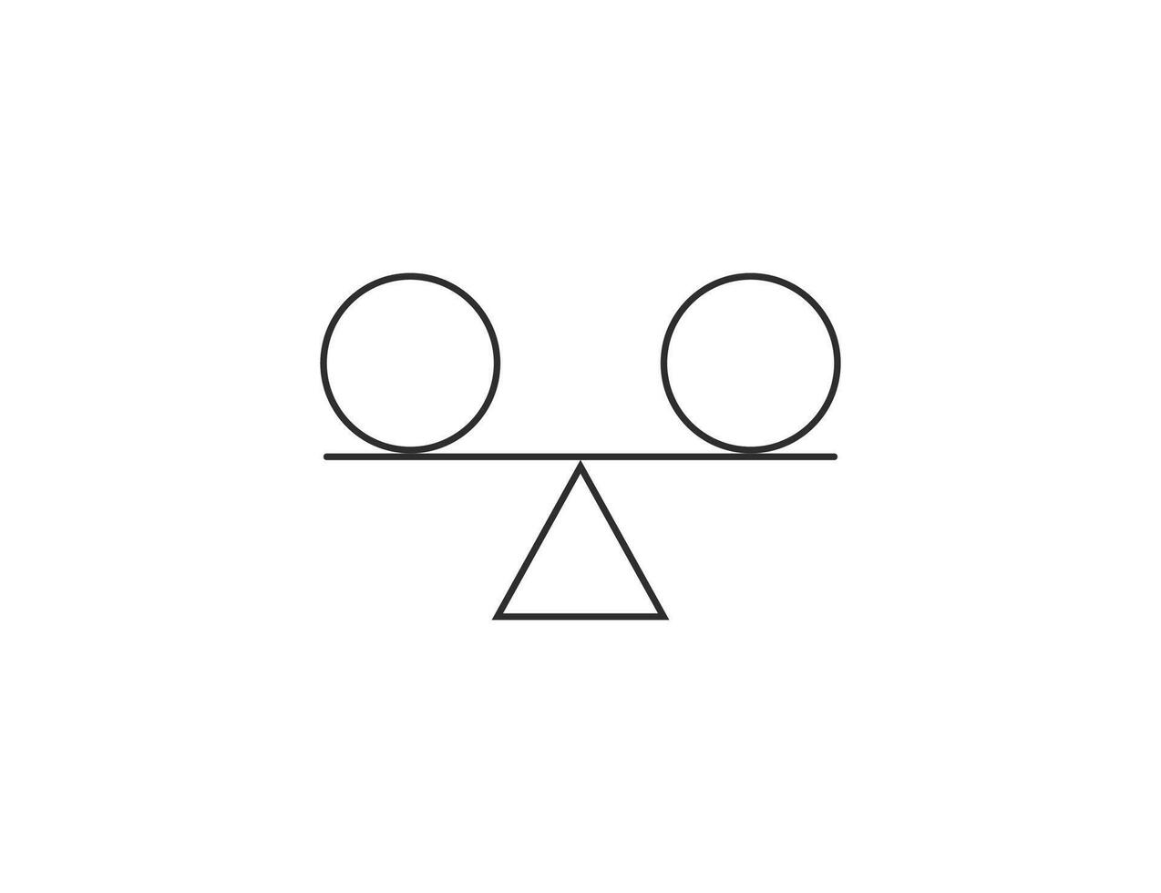 Stability, balance, harmony icon. illustration. vector