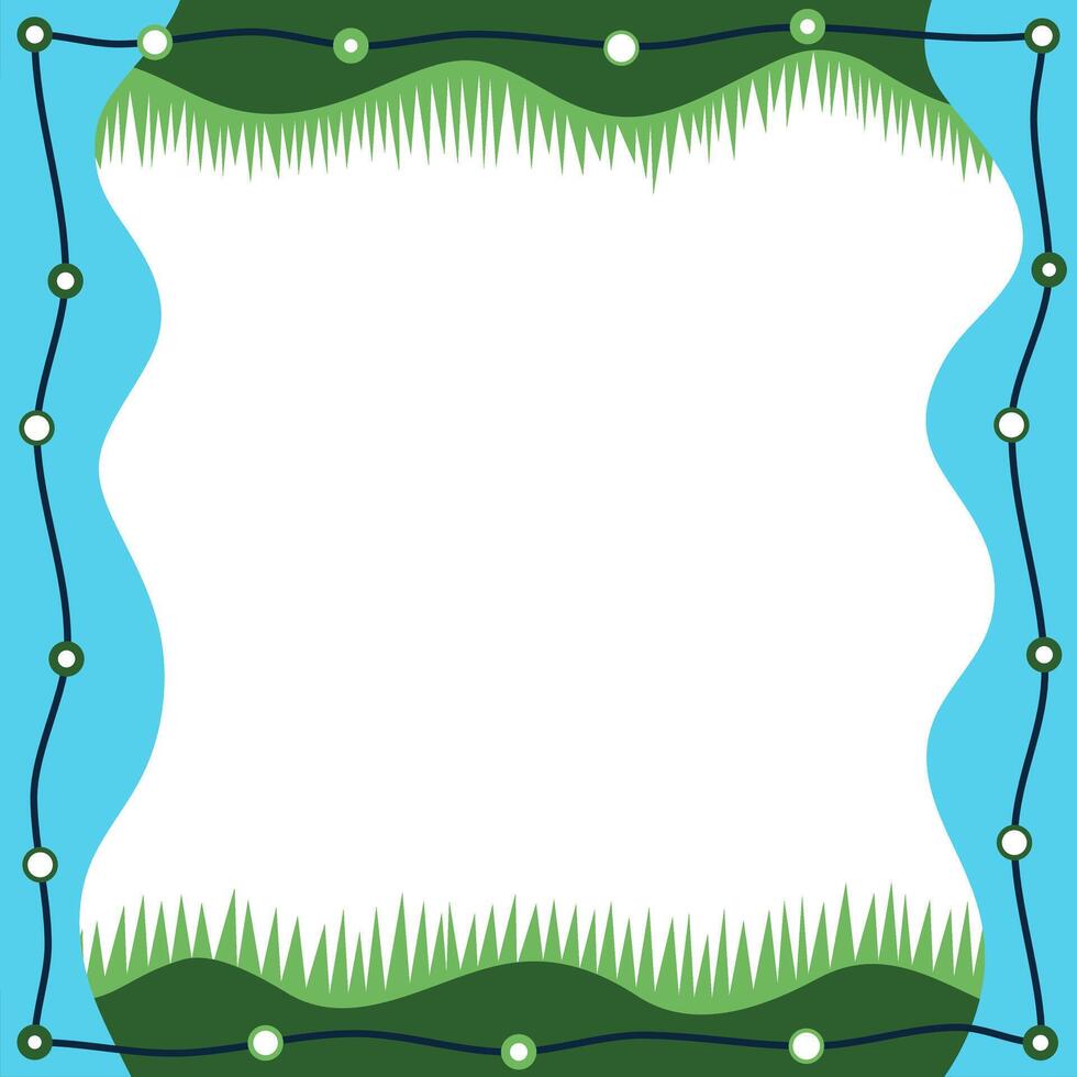 Colorful abstract background. Frame or border. Grass elements. Wavy waves banner color line for web banner. Line curve. vector