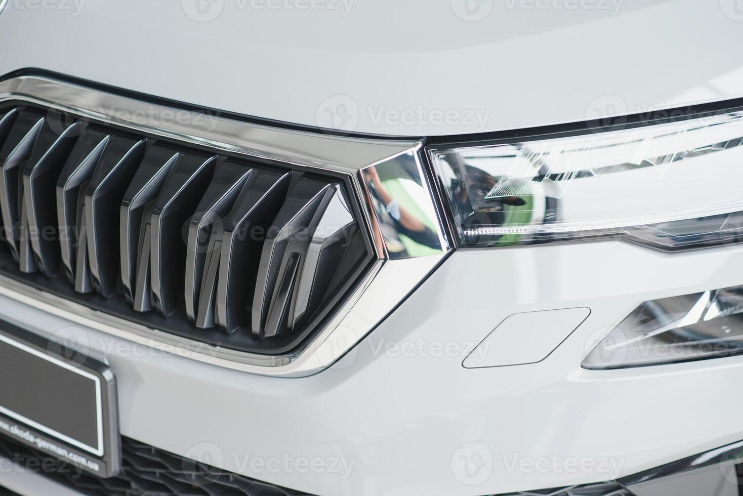 close-up design of a modern car photo