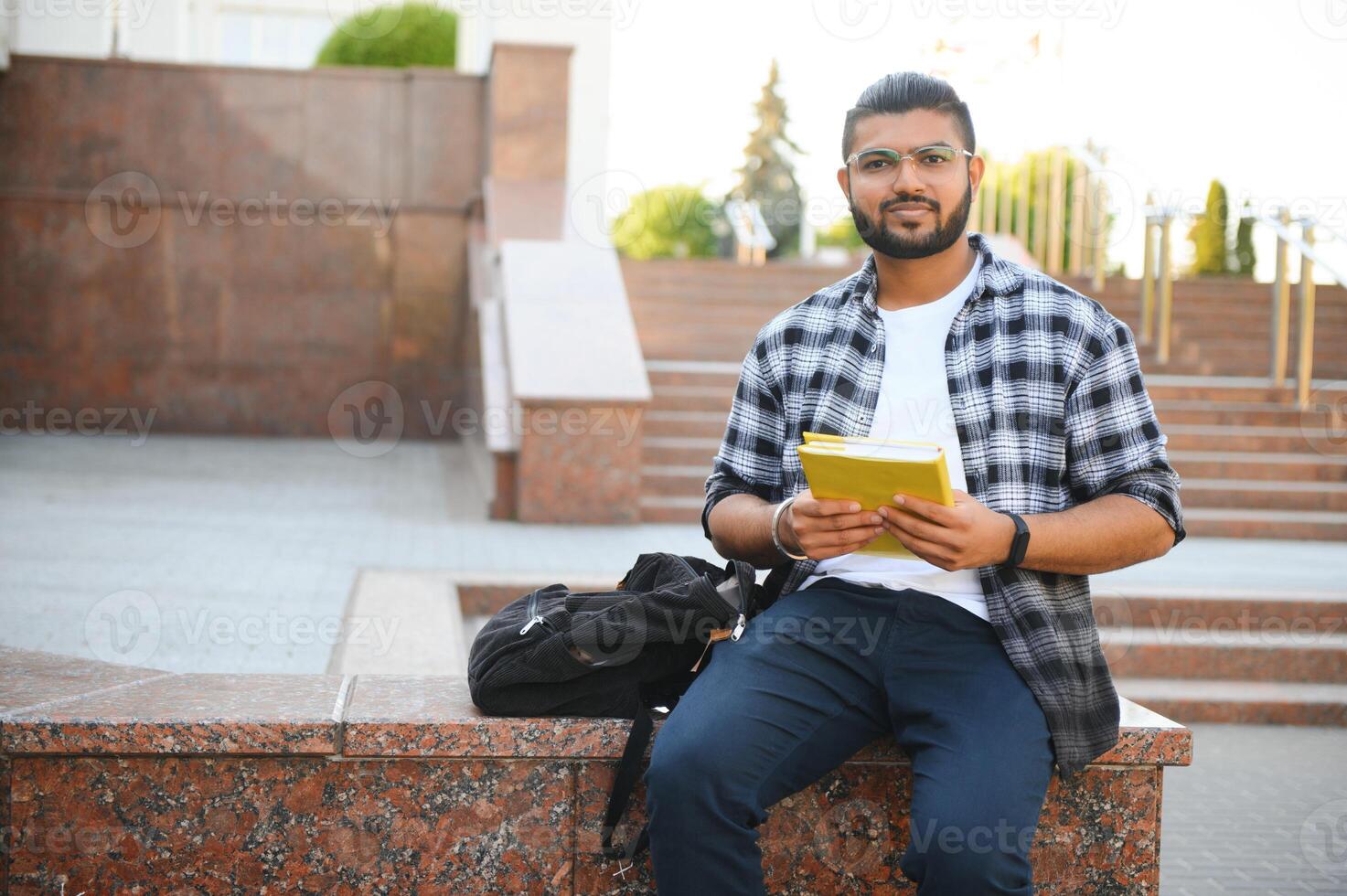 Handsome Indian Young Collage student photo