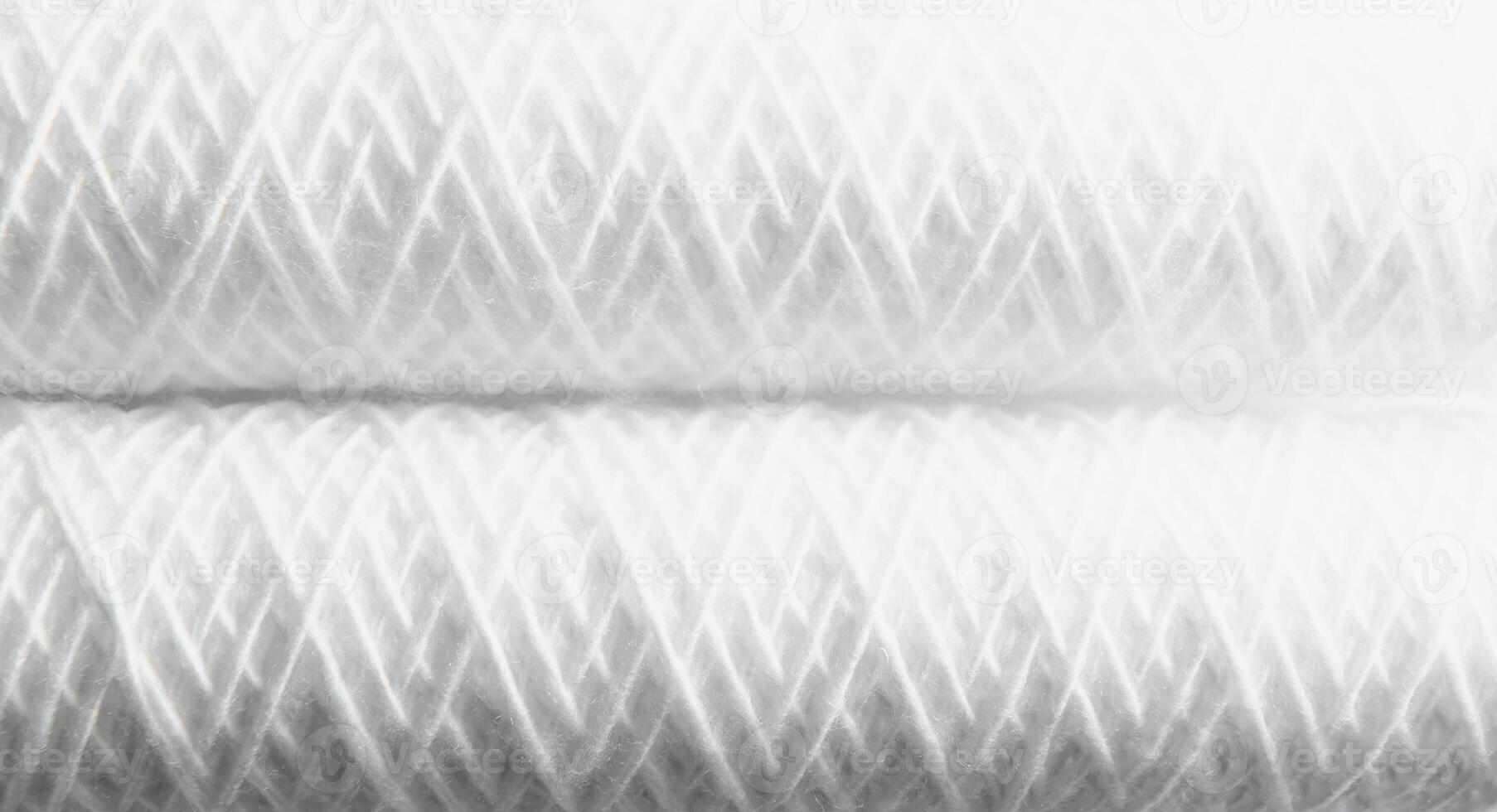 filter cartridges for water on a white background. Installation of reverse osmosis water purification system. photo