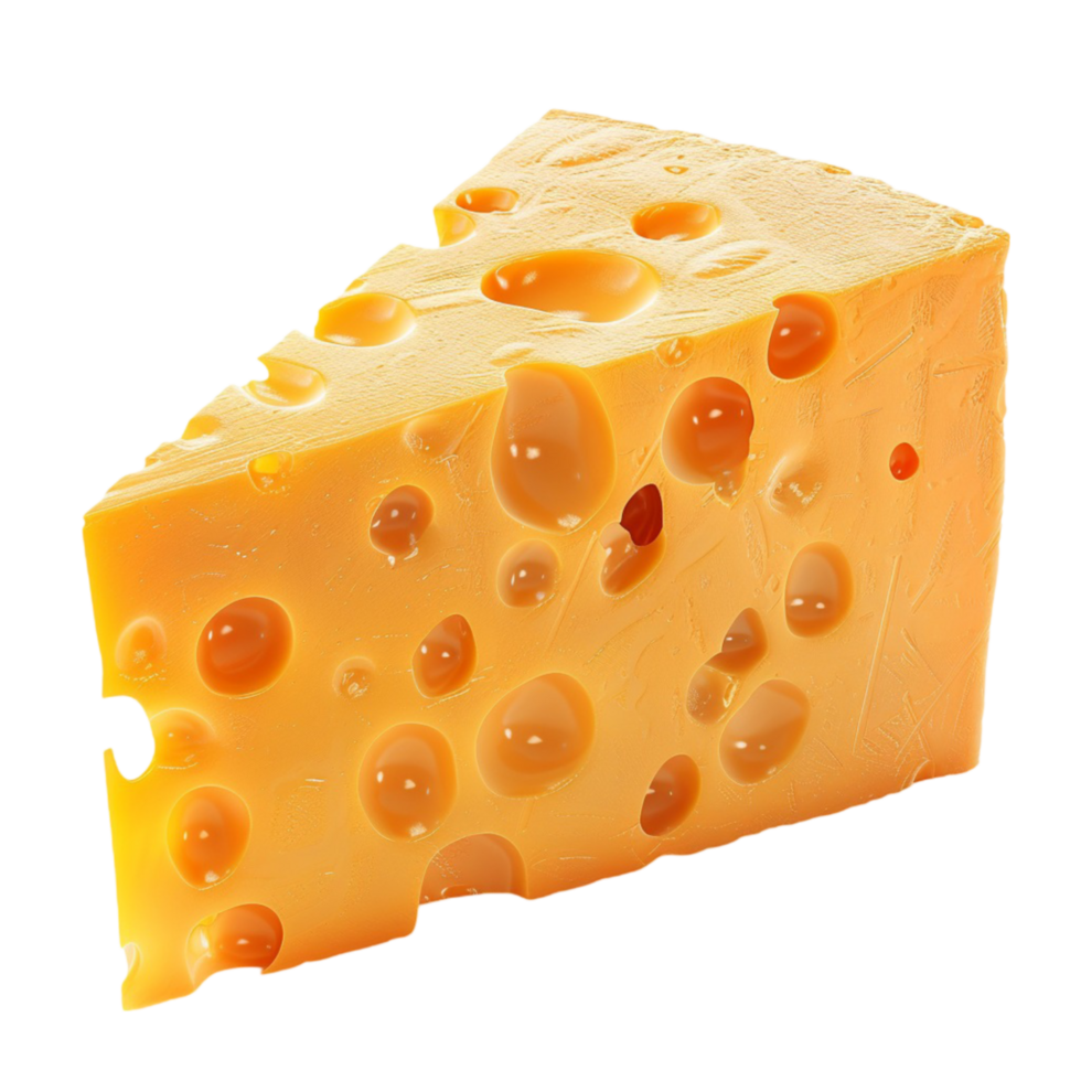 Cheese Slice On A Transparent background. png