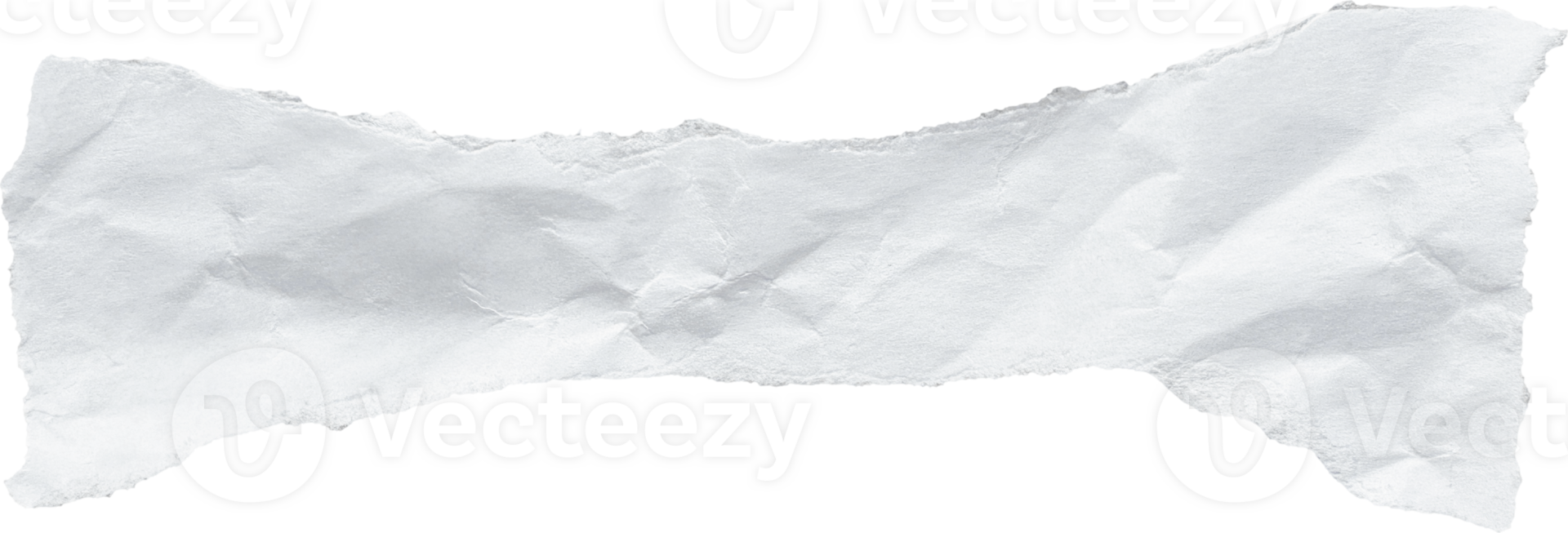 White Textured Torn Paper Piece png