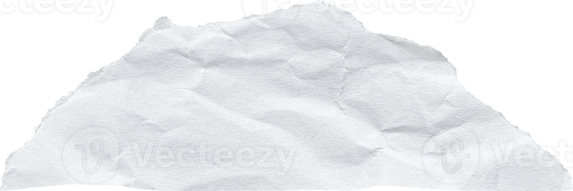 White Textured Torn Paper Piece png