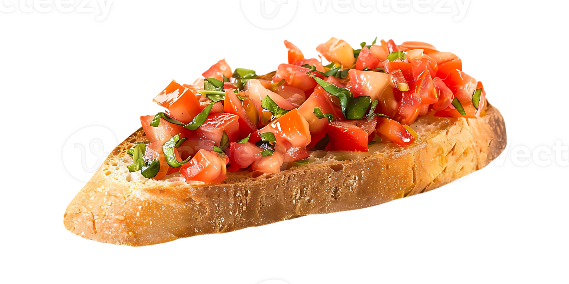 Bruschetta with Tomato and Basil - Photo png