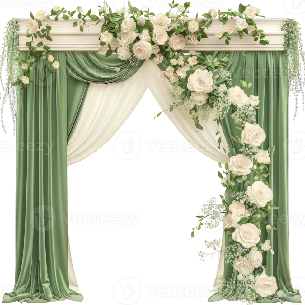 Enchanted Garden Arch,Exquisite Floral Elegance for Memorable Special Occasions, Perfect for Weddings and Celebrations png