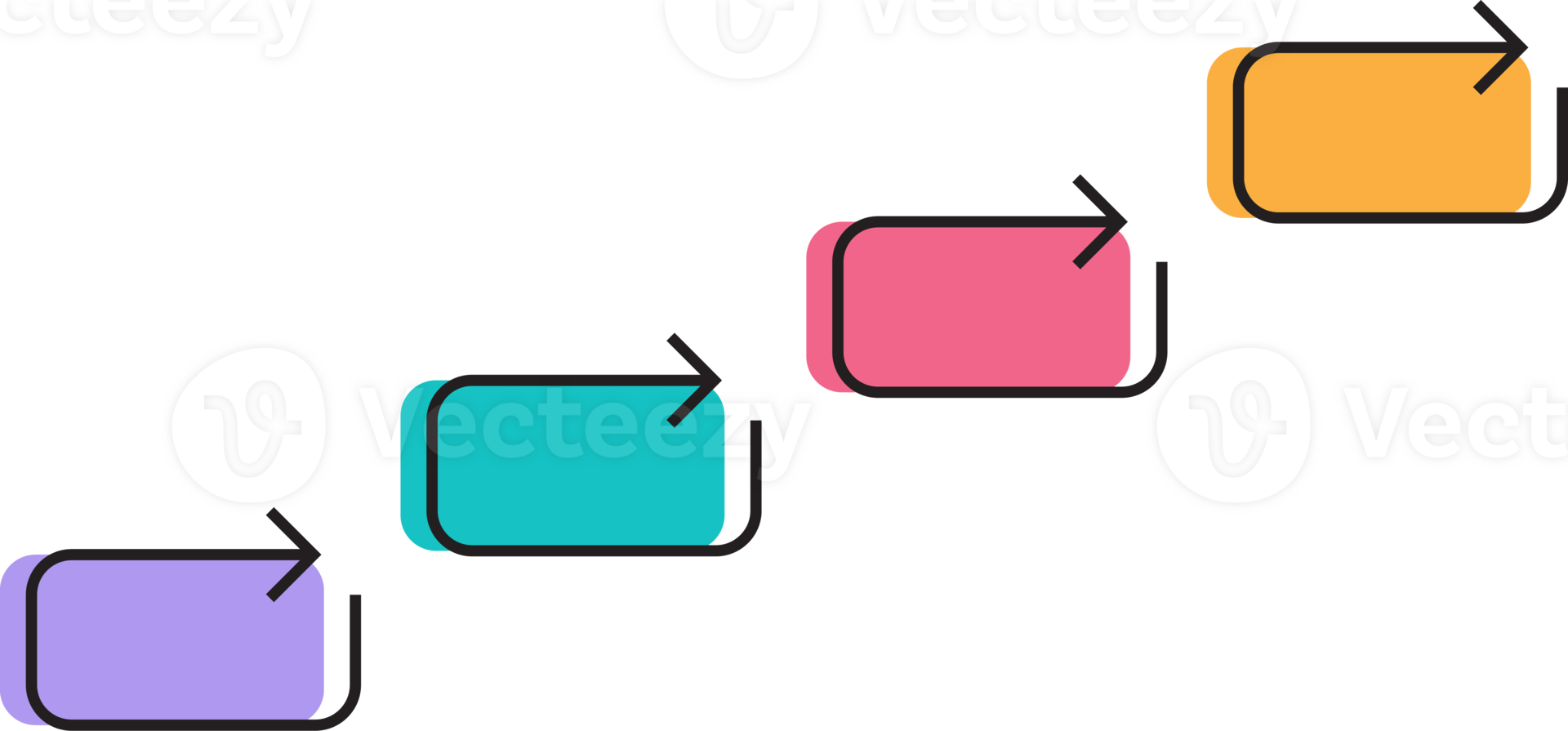 Milestone Company, Infographic simple design, Stroke line, pastel color png