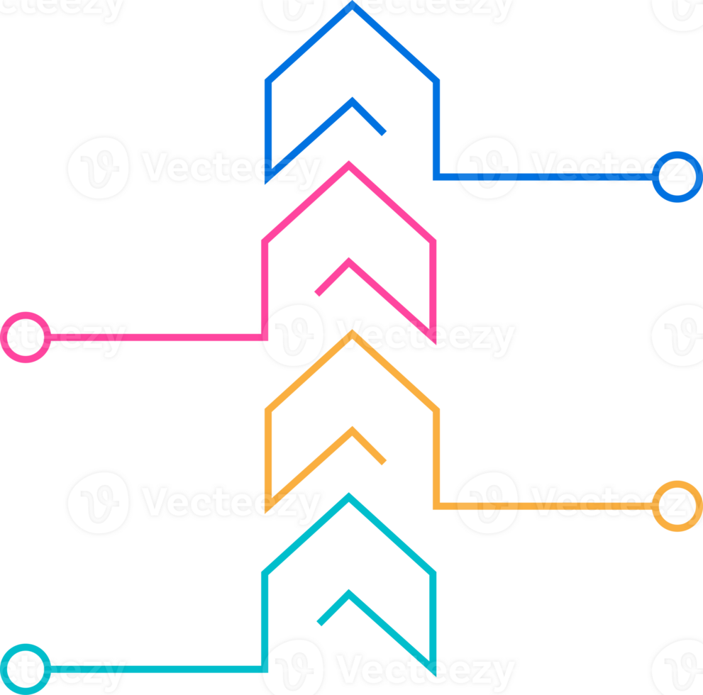 Milestone Company, Infographic simple design, Stroke line, Line art png