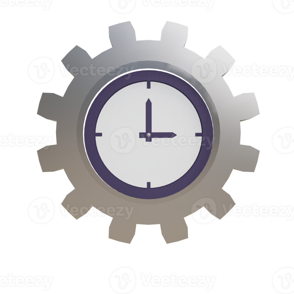 3 D illustration of workloud managementicon png