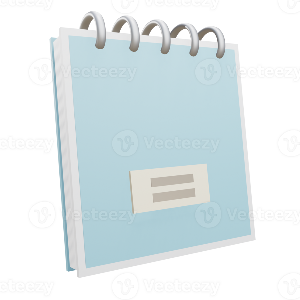 3 D illustration of notrpad icon png