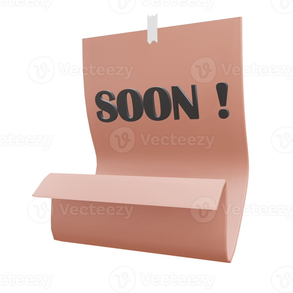 3 D illustration of coming up icon png