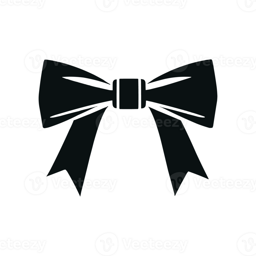 Bow Tie icon Black, Bow Icon in silhouette, png